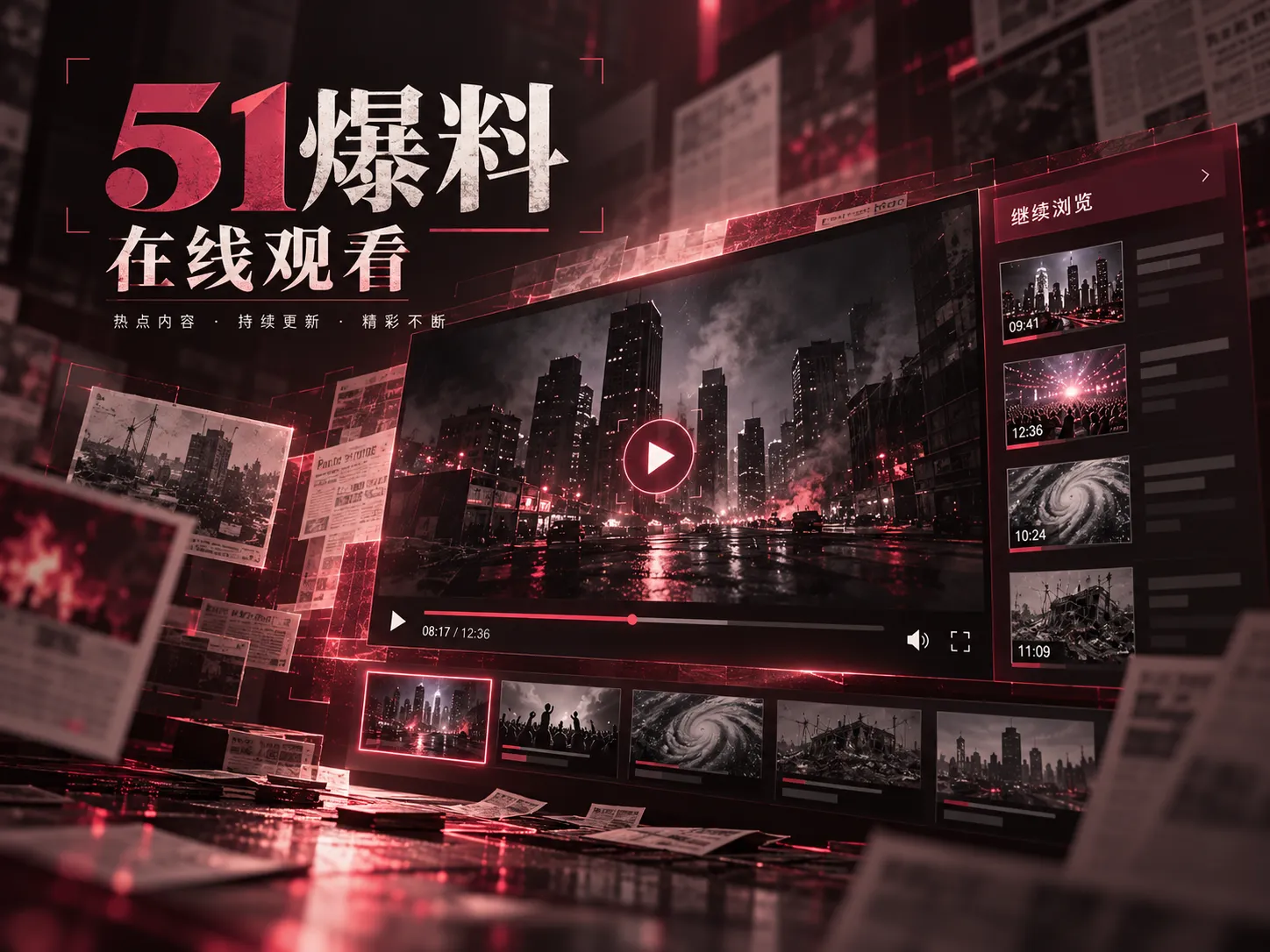 公开活动日程与舞台场景示意