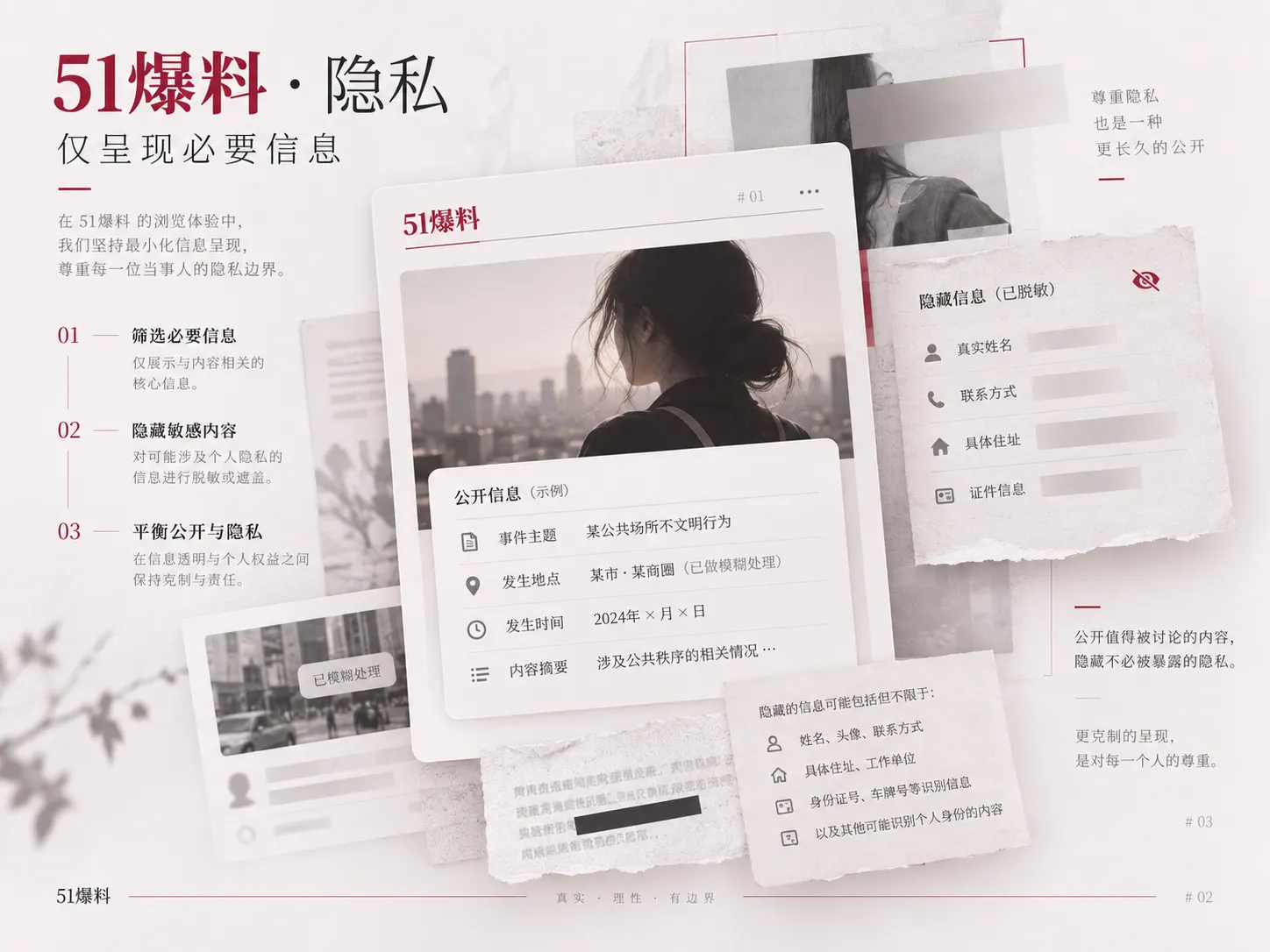 个人信息保护与公开内容边界