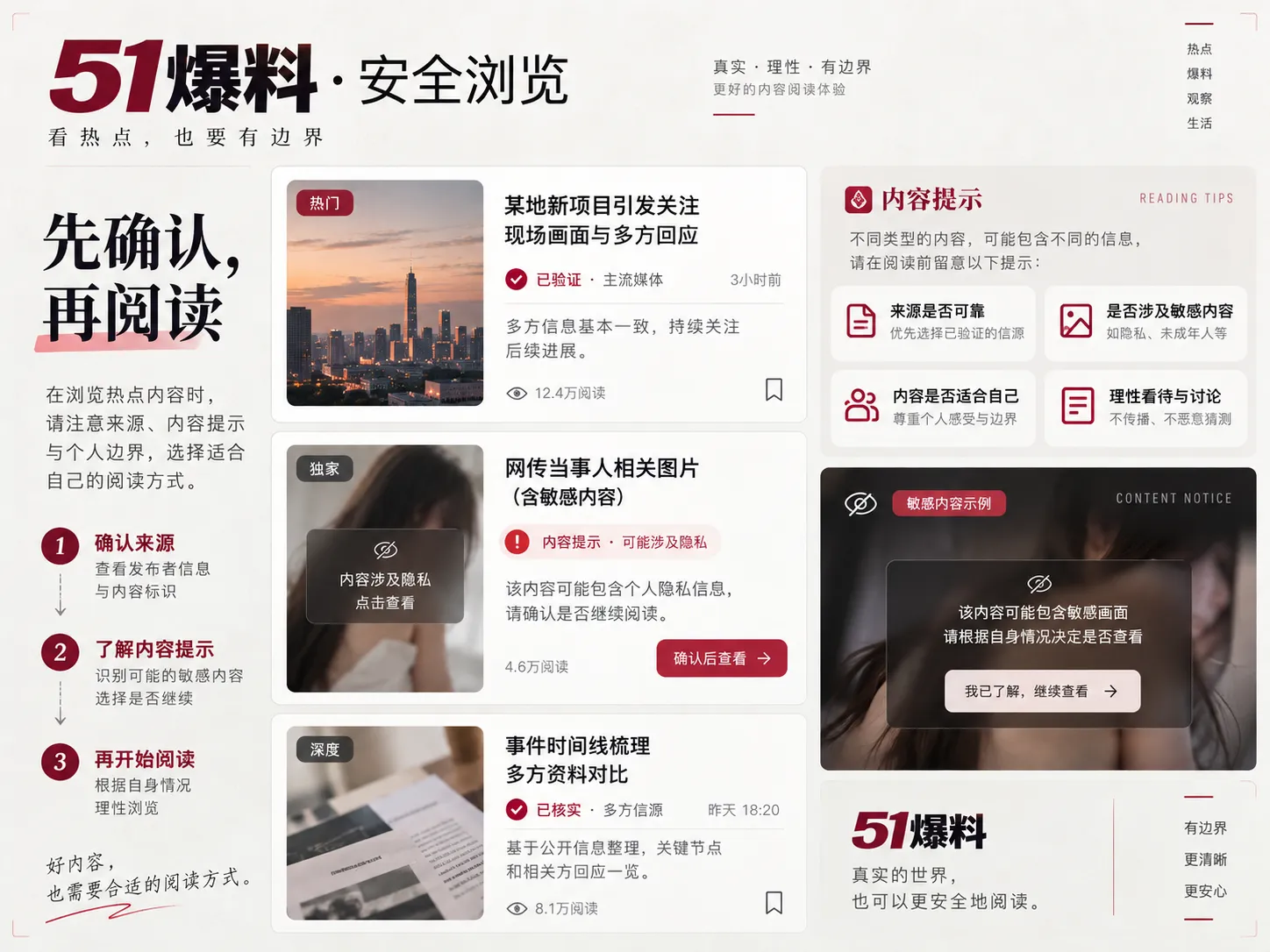 信息更正与更新提示示意